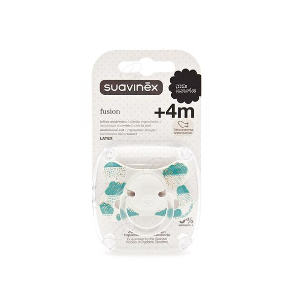 CHUPETE TETINA LATEX FISIOLOGICO + 4 M 1 U
