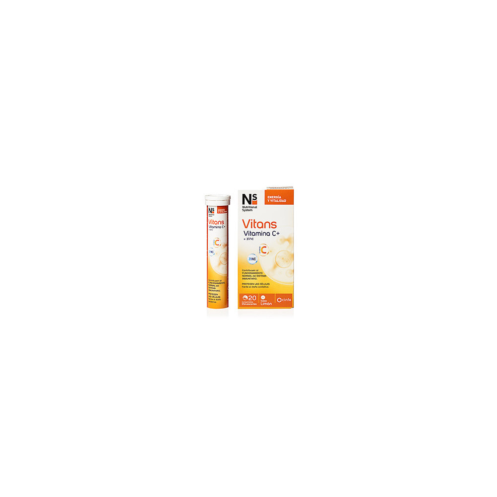 NS VITANS VITAMINA C+ZINC 20 COMP EFERV