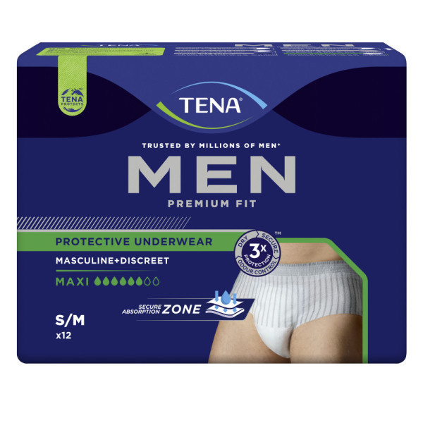 Tena Men Premium Fit Maxi Talla M 12 Unidades