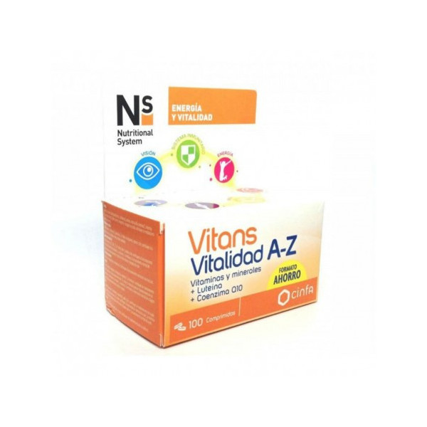 NS Vitans Vitalidad A-Z 100 Comprimidos