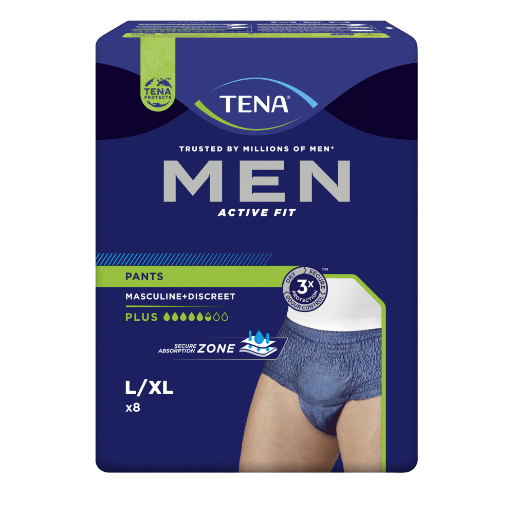 Tena Men Pants Active Fit Talla L 8 Uds