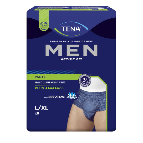 Tena Men Pants Active Fit Talla L 8 Uds