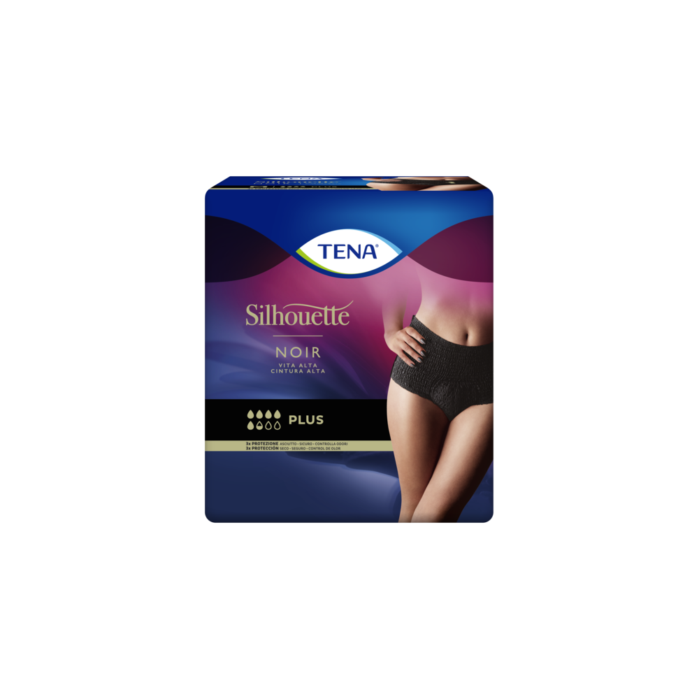 TENA SILHOUETTE BRA ALT AB DIA NEGR 8U TALLA G
