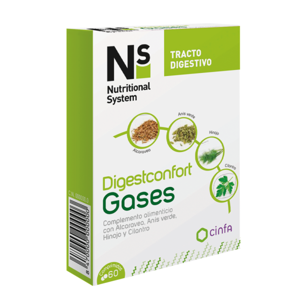 NS DIGESTCONFORT GASES 60 COMPRIMIDOS 