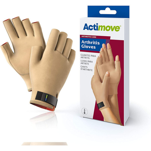 ACTIMOVE GUANTE ARTRITIS BEIGE TALLA S   