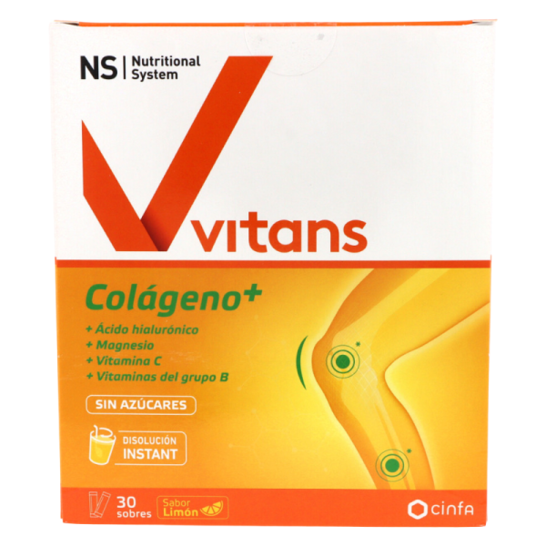 NS Vitans Colágeno+ Sabor Limón 30 sobres