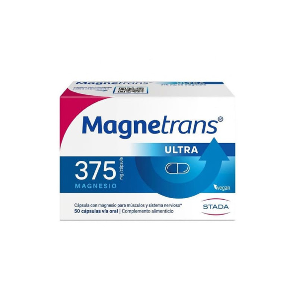 Magnesio Magnetrans Ultra 375mg 50 Cápsulas