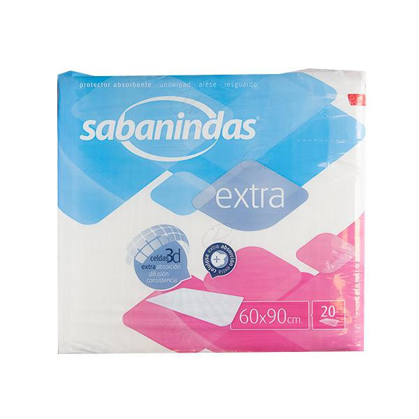 SABANINDAS EXTRA PROTECTOR DE CAMA 60X90 20U