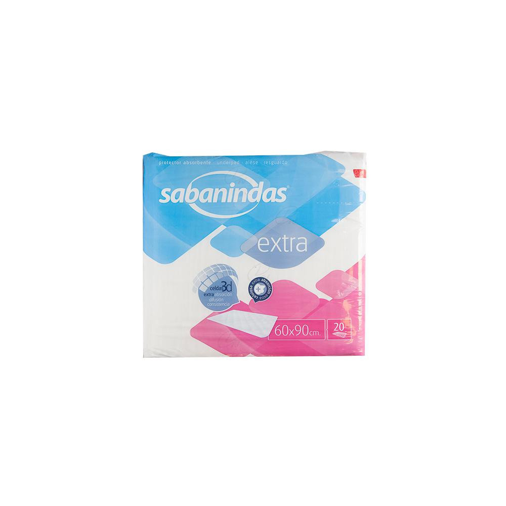 SABANINDAS EXTRA PROTECTOR DE CAMA 60X90 20U