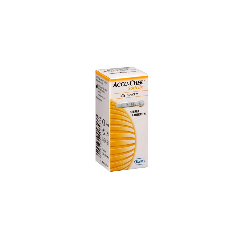 ACCU-CHEK SOFTCLIX LANCETAS 25 U
