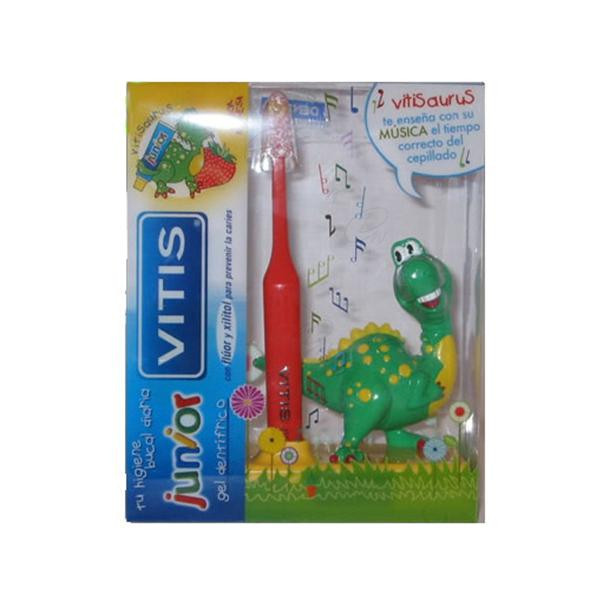 PACK VITIS JUNIOR CEPILLO DENTAL +DENTIFRICO GEL