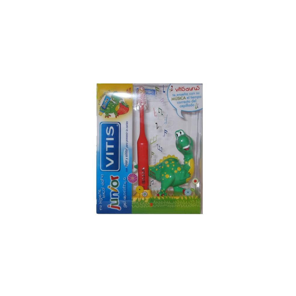 PACK VITIS JUNIOR CEPILLO DENTAL +DENTIFRICO GEL