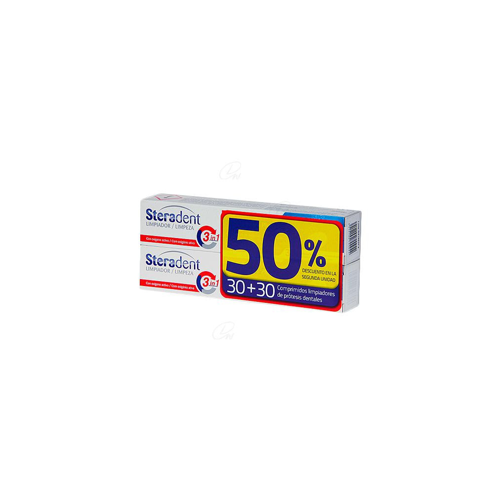STERADENT TRIPLE ACCION PLUS 30 COMP