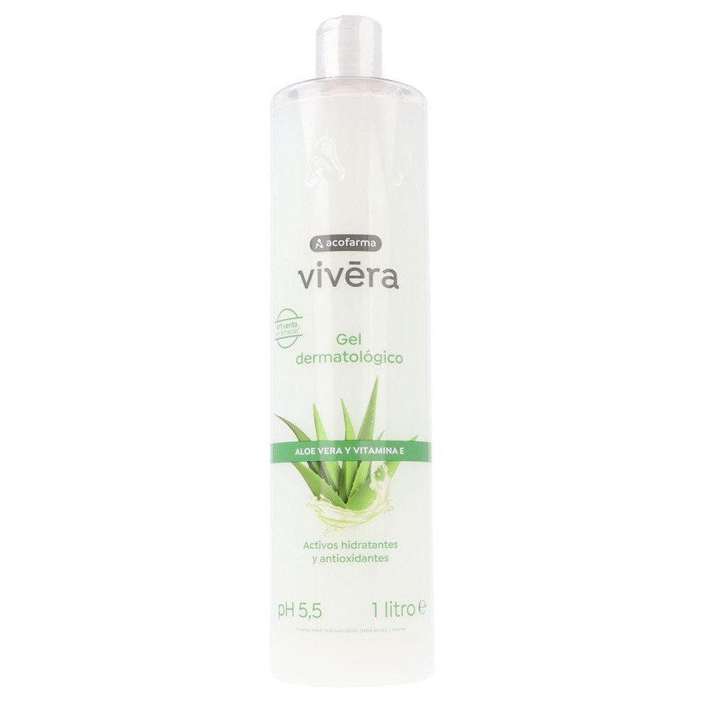 VIVERA GEL DERMATOLOGICO ALOE VERA Y VIT E 1 L