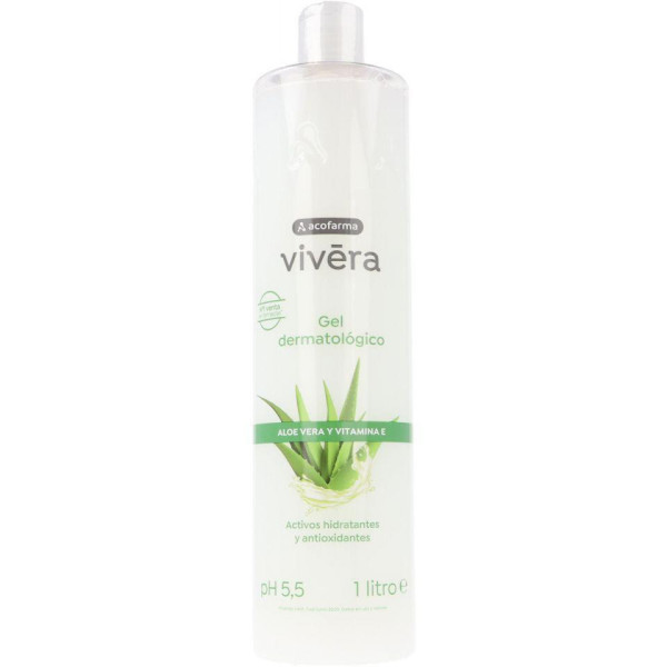 VIVERA GEL DERMATOLOGICO ALOE VERA Y VIT E 1 L
