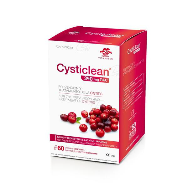 Cysticlean 240 mg PAC 60 cápsulas