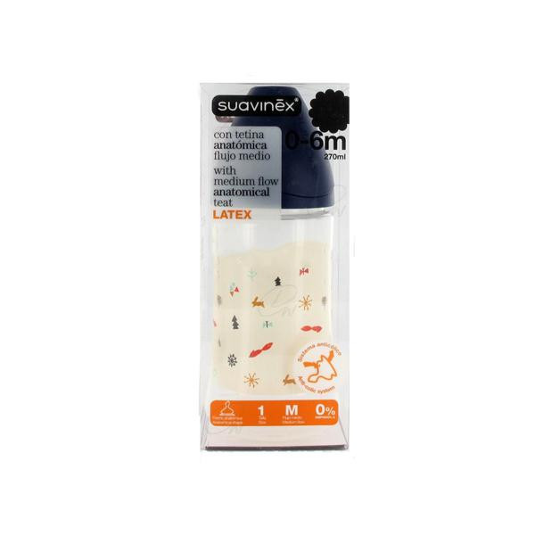 BIBERON 0 BPA PP BOCA ANCHA T LATEX ANATOMICA 280 CC + T1 M