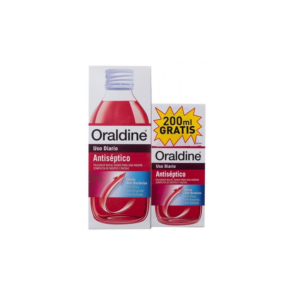 ORALDINE ANTISEPTICO 400ML + 200ML REGALO