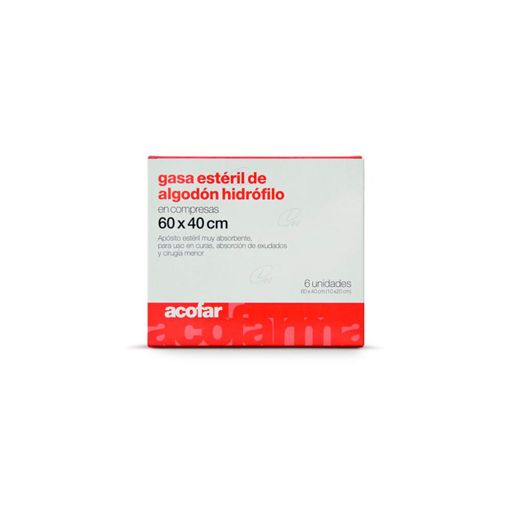 GASA ESTERIL ALGODON HIDROFILO COMPRESAS