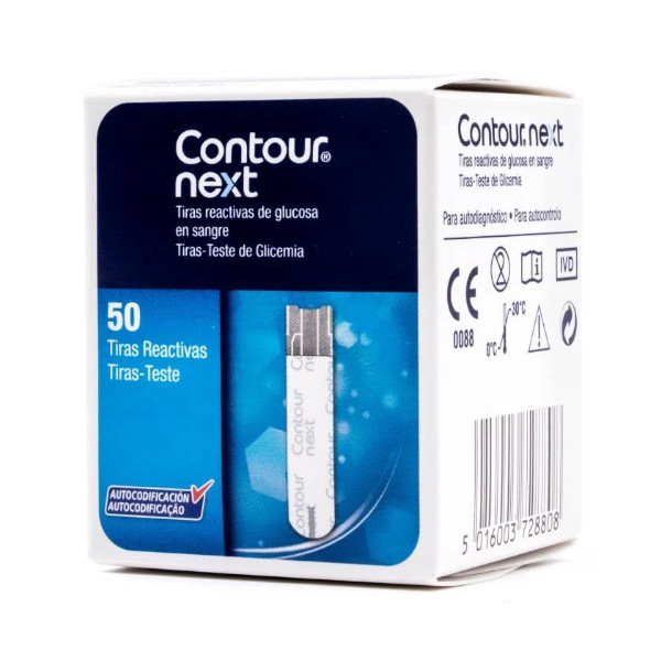 Contour Next Tiras Reactivas Glucosa 50 Unidades