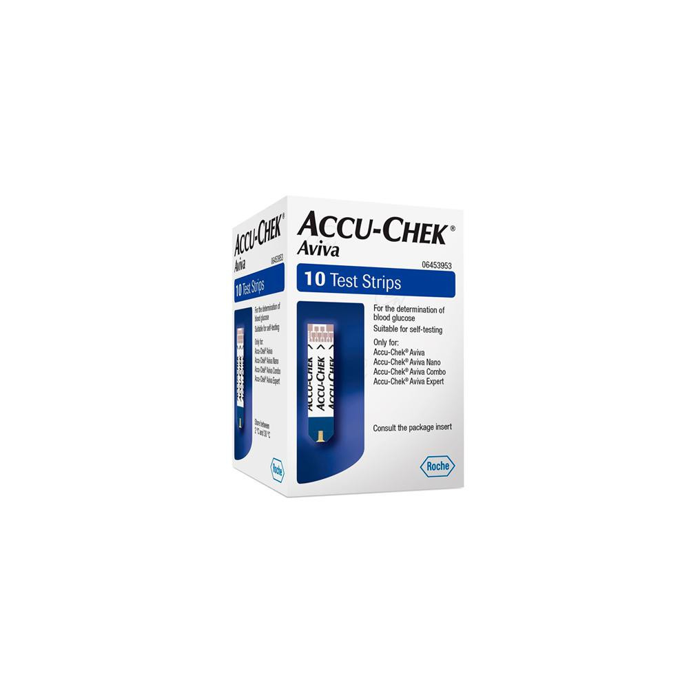 TIRAS REACTIVAS GLUCEMIA 10 U
