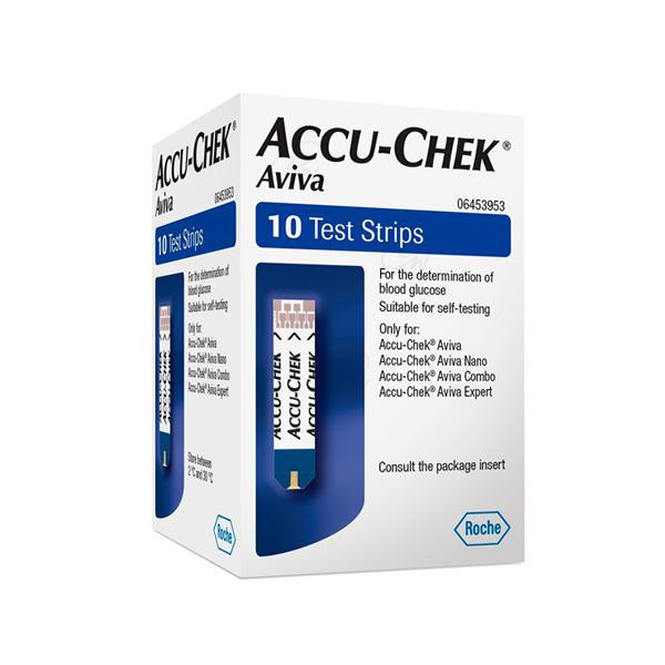TIRAS REACTIVAS GLUCEMIA 10 U