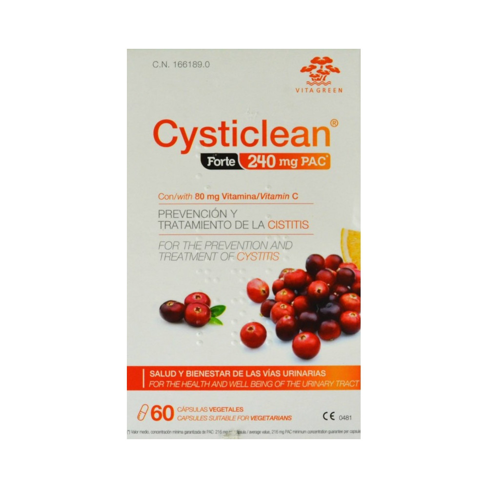 Cysticlean Forte 60 cápsulas