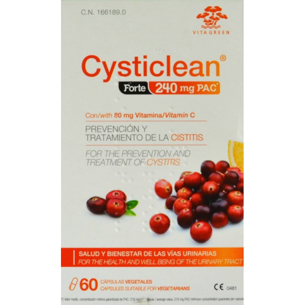 Cysticlean Forte 60 cápsulas