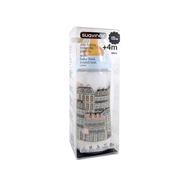 BIBERON 0 BPA PP BOCA ANCHA T LATEX 360 CC PAPILLA