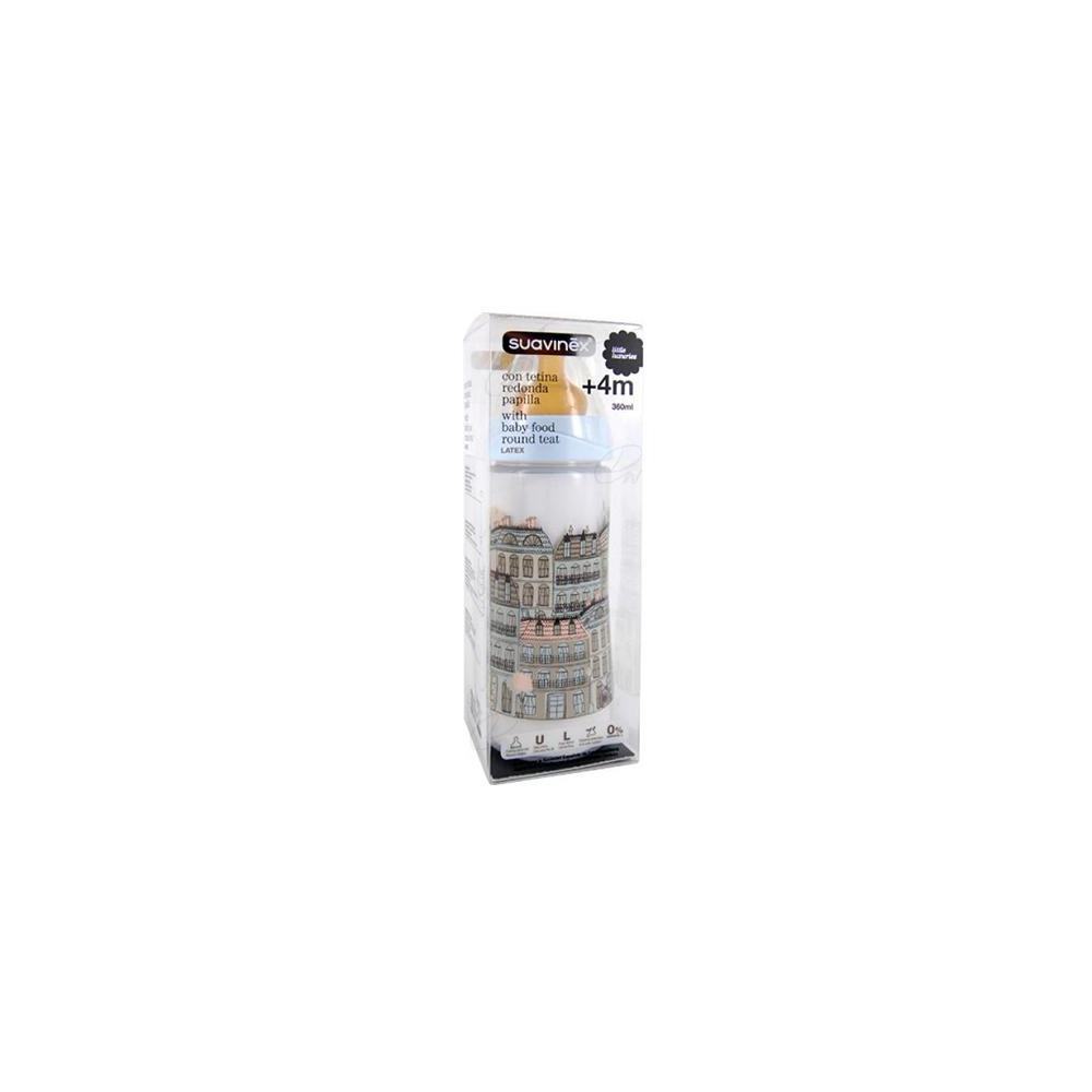 BIBERON 0 BPA PP BOCA ANCHA T LATEX 360 CC PAPILLA