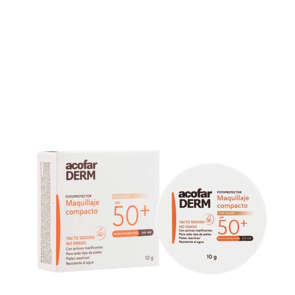 ACOFARDERM SPF 50+ MAQUILLAJE COMPACTO 10 G